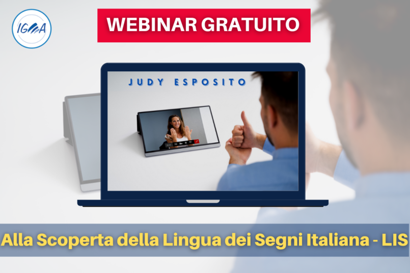 WEBINAR GRATUITO alla Scoperta della Lingua dei Segni Italiana - LIS