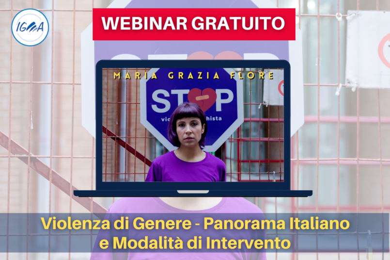 WEBINAR GRATUITO La Violenza di Genere - Panorama italiano e modalita di intervento
