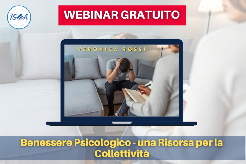 WEBINAR GRATUITO Benessere Psicologico - una Risorsa per la Collettivita