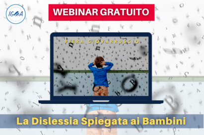 WEBINAR GRATUITO La Dislessia Spiegata ai Bambini
