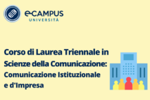 Corso di Laurea Triennale in Scienze della Comunicazione Istituzionale e d'Impresa