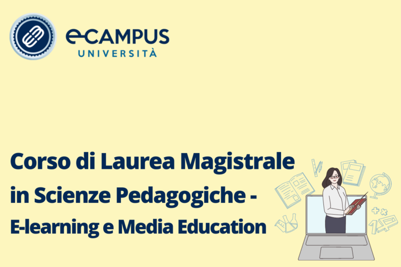 Corso di Laurea Magistrale Scienze Pedagogiche - E-learning e Media Education