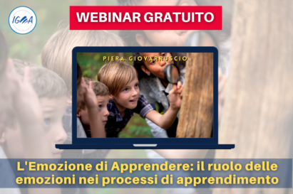 WEBINAR GRATUITO L'EMOZIONE DI APPRENDERE - Il ruolo delle emozioni nei processi di apprendimento