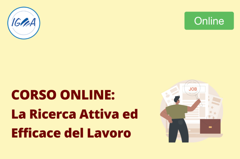 Corso Online: La Ricerca Attiva ed Efficace del Lavoro