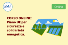 Corso Online: Piano UE per sicurezza e solidarietà energetica
