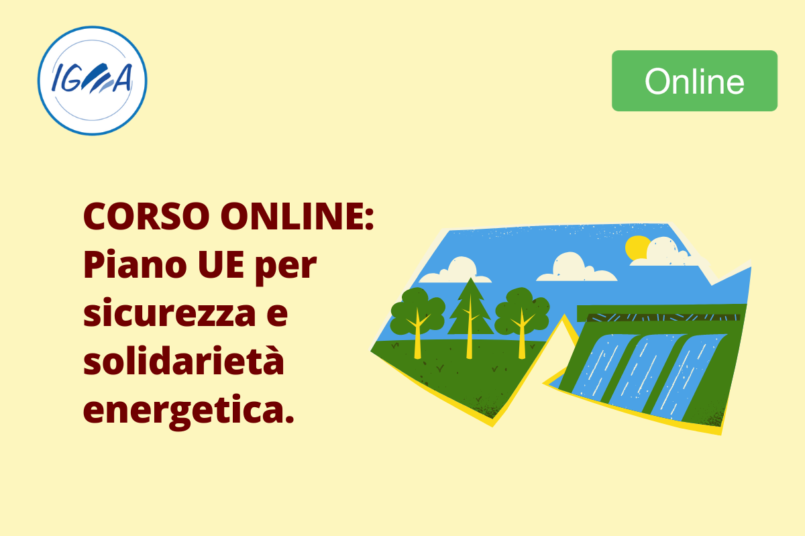 Corso Online: Piano UE per sicurezza e solidarietà energetica