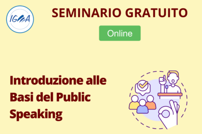 SEMINARIO GRATUITO Le basi del Public Speaking