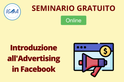 SEMINARIO GRATUITO intro ADS IN FACEBOOK