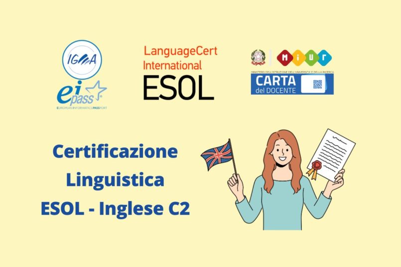 Certificazione Linguistica ESOL - Inglese C2 - Carta Docente