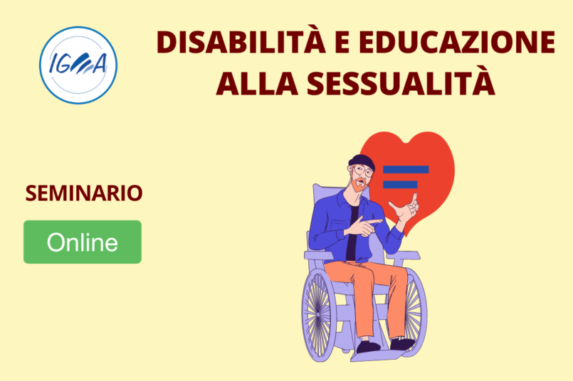 SEMINARIO ONLINE: Disabilità e Educazione alla Sessualità