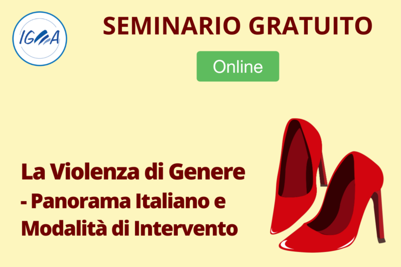 SEMINARIO GRATUITO: Violenza di Genere - Panorama italiano