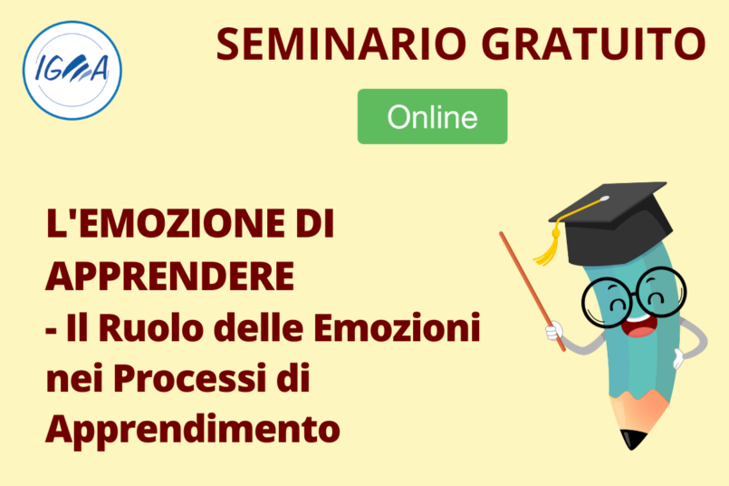 SEMINARIO GRATUITO: L'EMOZIONE DI APPRENDERE