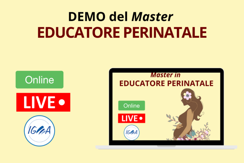 Demo del MASTER ONLINE IN EDUCATORE PERINATALE