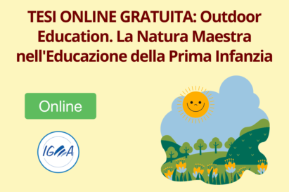 TESI ONLINE GRATUITA Outdoor Education. La natura maestra nell'educazione della prima infanzia