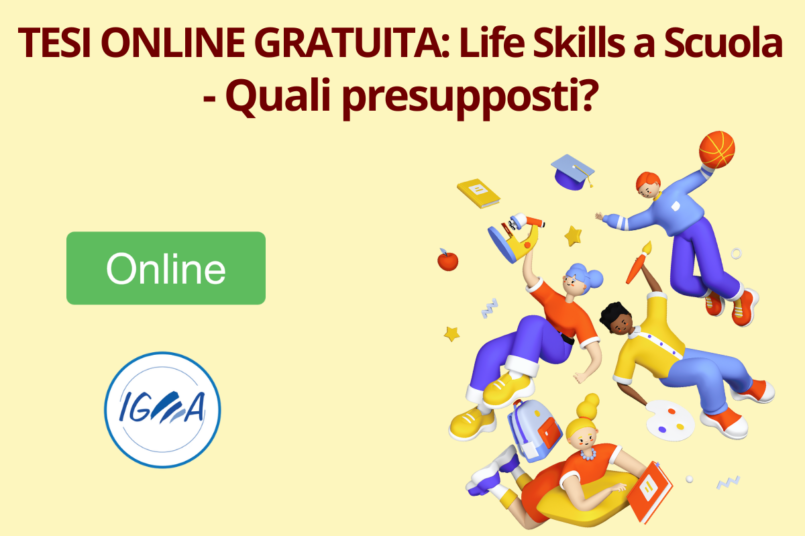 TESI ONLINE GRATUITA Life Skills a Scuola - Quali presupposti