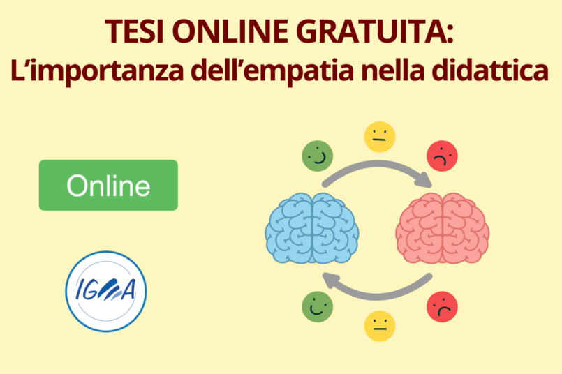 TESI ONLINE GRATUITA L’importanza dell’empatia nella didattica