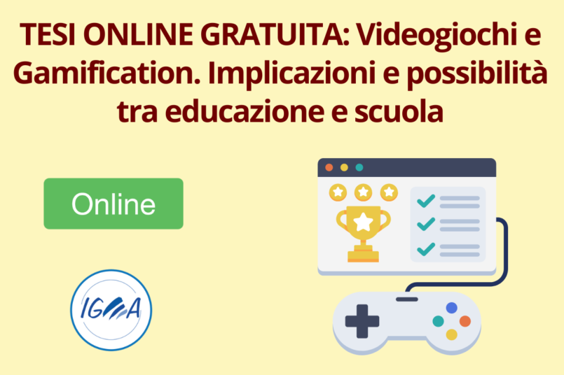TESI ONLINE GRATUITA Videogiochi e Gamification - implicazioni e possibilita tra educazione e scuola