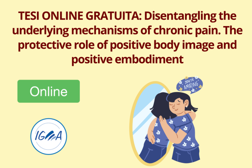 TESI ONLINE GRATUITA Disentangling the underlying mechanisms of chronic pain. The protective role of positive body image and positive embodiment