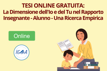 Tesi Online Gratuita: La Dimensione dell'Io e del Tu nel Rapporto Insegnante - Alunno