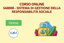 Corso Online SA8000 - SISTEMA DI GESTIONE DELLA RESPONSABILITA SOCIALE