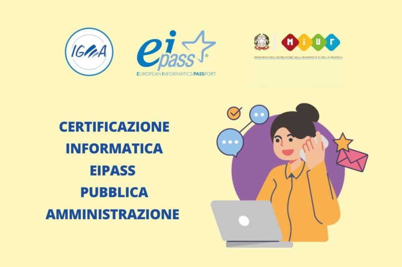 Certificazione EIPASS Pubblica Amministrazione no carta