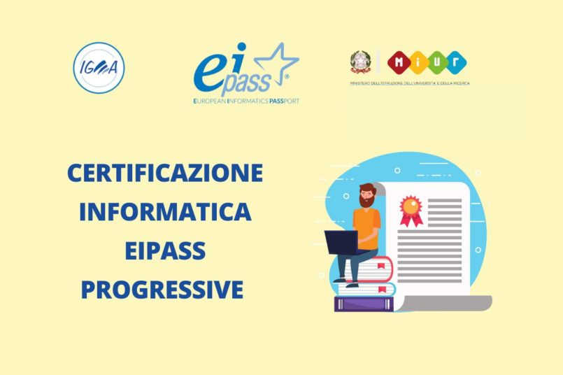 Certificazione EIPASS Progressive no carta