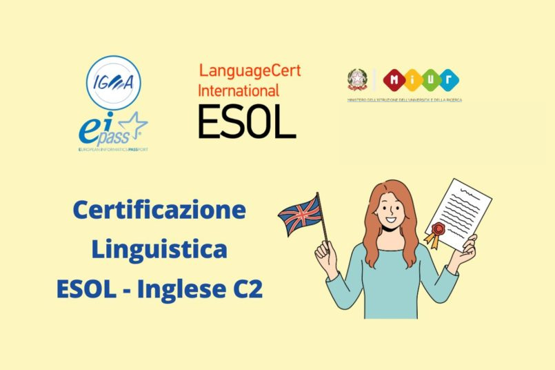 Certificazione Linguistica ESOL - Inglese C2 no carta
