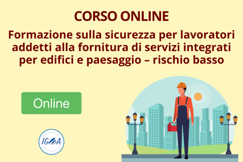 Formazione Sicurezza Servizi per Edifici e Paesaggio – Rischio Basso