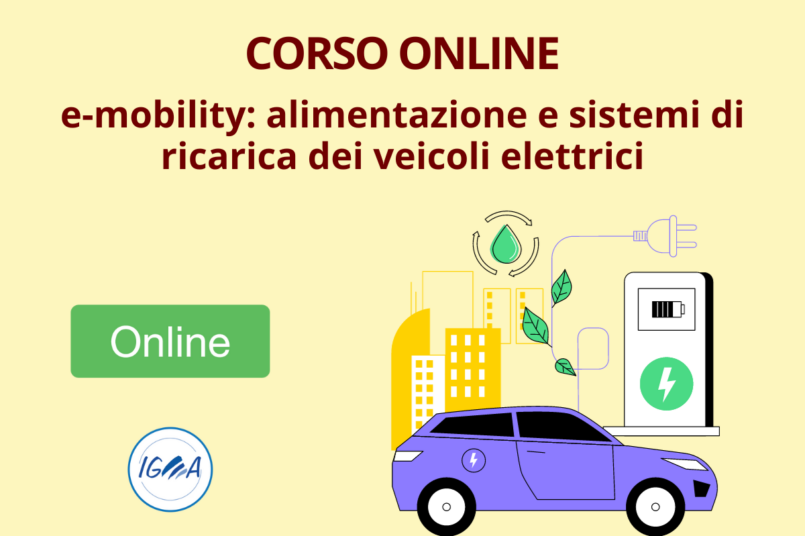 Corso E-Mobility: Alimentazione e Sistemi di Ricarica dei Veicoli Elettrici