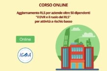 Aggiornamento RLS Aziende Oltre 50 Dipendenti - Attività A Rischio Basso