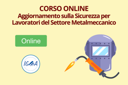 Corso Online Di Aggiornamento Sulla Sicurezza Per Lavoratori Del Settore Metalmeccanico