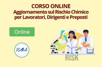 Corso Aggiornamento Rischio Chimico per Lavoratori Dirigenti e Preposti