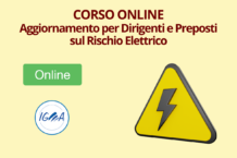 Corso Online Aggiornamento Per Dirigenti E Preposti Sul Rischio Elettrico