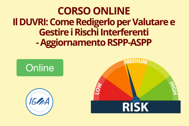 Il Duvri Redigerlo Valutare Gestire Rischi - Aggiornamento Rspp-Aspp