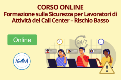 Corso Formazione Sicurezza Attivita Dei Call Center – Rischio Basso