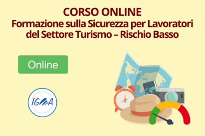 Corso Online Formazione sulla Sicurezza per Lavoratori del Settore Turismo – Rischio Basso