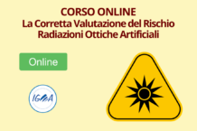 Corso Online La Corretta Valutazione Del Rischio Radiazioni Ottiche Artificiali