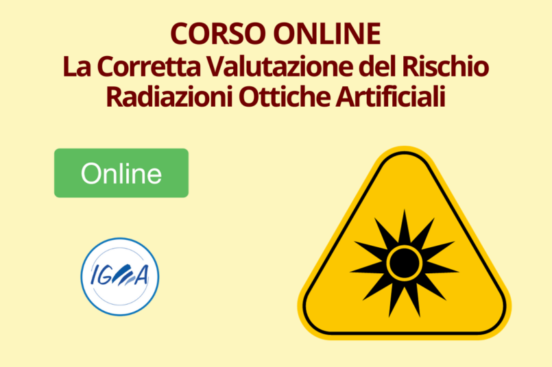 Corso Online La Corretta Valutazione Del Rischio Radiazioni Ottiche Artificiali