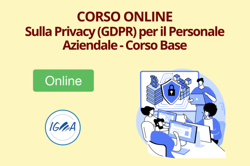 Corso Online Sulla Privacy (GDPR) Per Il Personale Aziendale - Corso Base