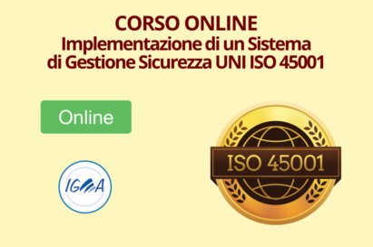 Corso Online Implementazione Sistema di Gestione Sicurezza UNI ISO 45001