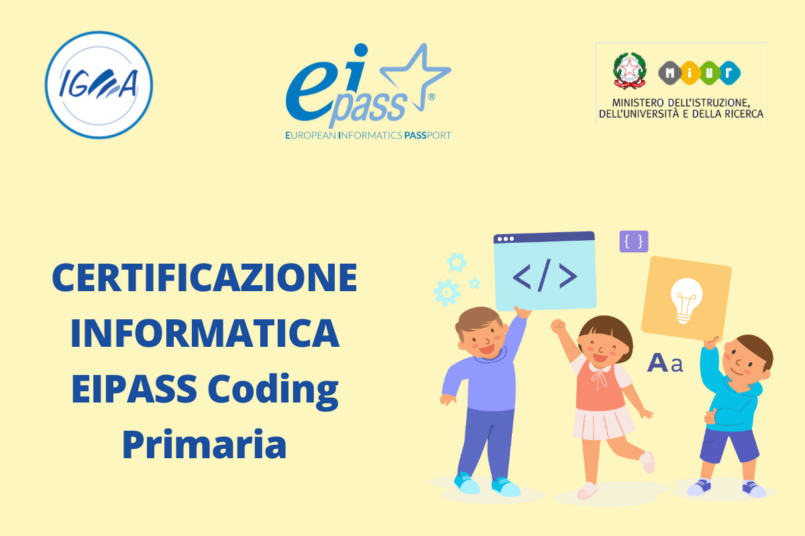 Certificazione EIPASS CODING PRIMARIA