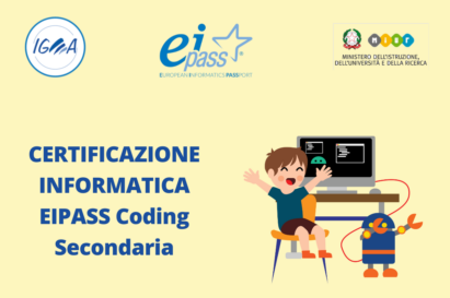 Certificazione EIPASS CODING Secondaria