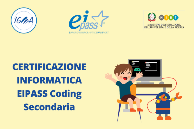 Certificazione EIPASS CODING Secondaria