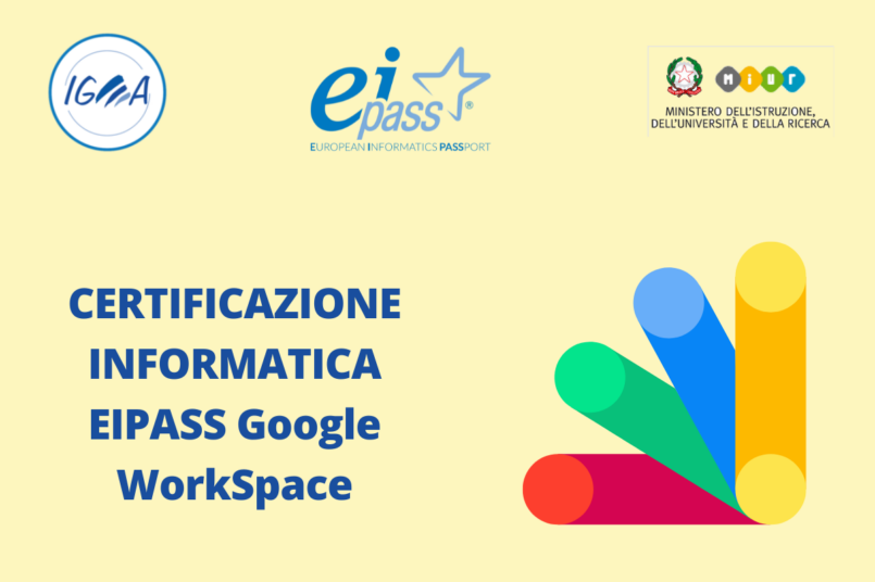 Certificazione EIPASS Google WorkSpace