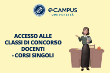 ACCESSO ALLE CLASSI DI CONCORSO DOCENTI - CORSI SINGOLI