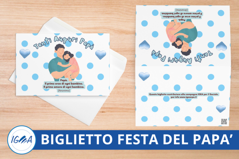 BIGLIETTO di Auguri per la Festa del Papà