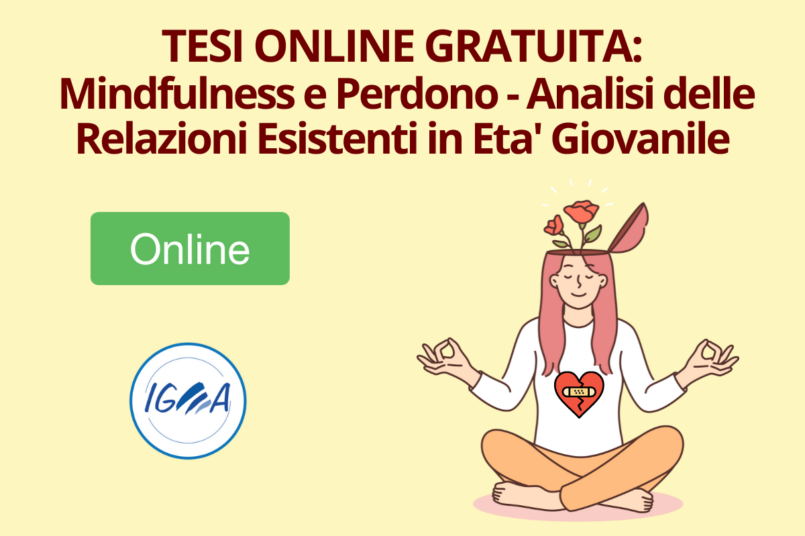 TESI ONLINE Mindfulness e Perdono - Analisi delle Relazioni