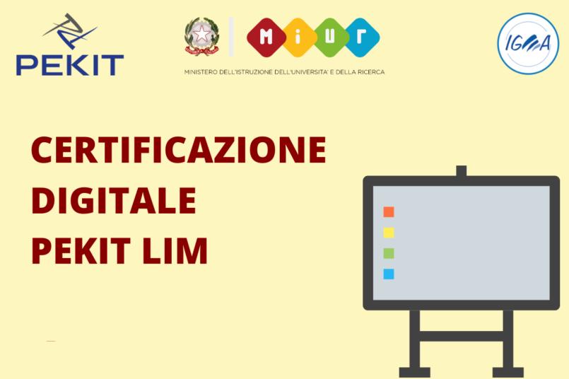 CERTIFICAZIONE DIGITALE PEKIT LIM