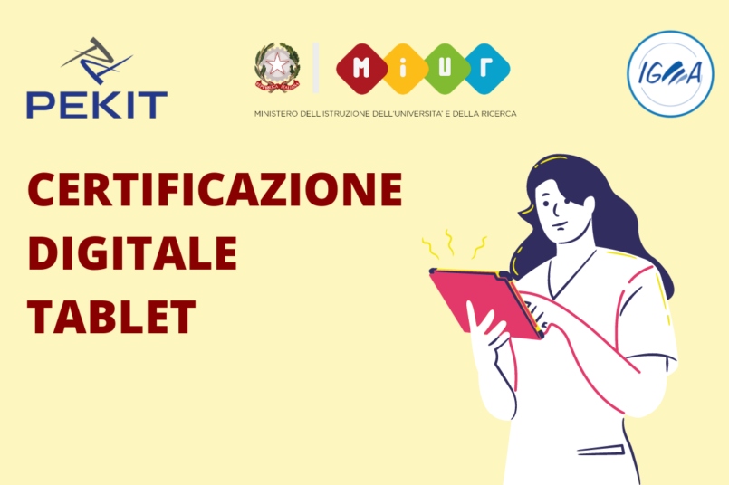 CERTIFICAZIONE DIGITALE PEKIT TABLET