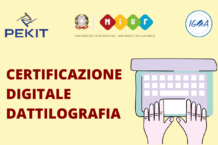 CERTIFICAZIONE DIGITALE PEKIT DATTILOGRAFIA